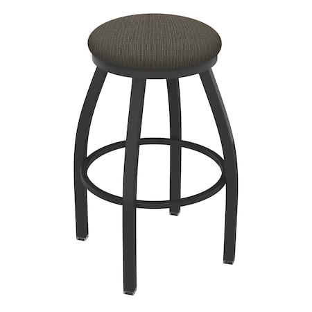 Holland Bar Stool Co 36" Swivel X-Tall Bar Stool, Pewter Finish, Graph Chalice Seat 80236PW019